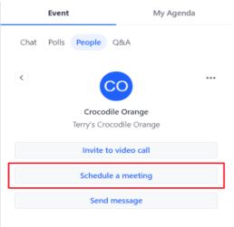 Schedule Meeting Button
